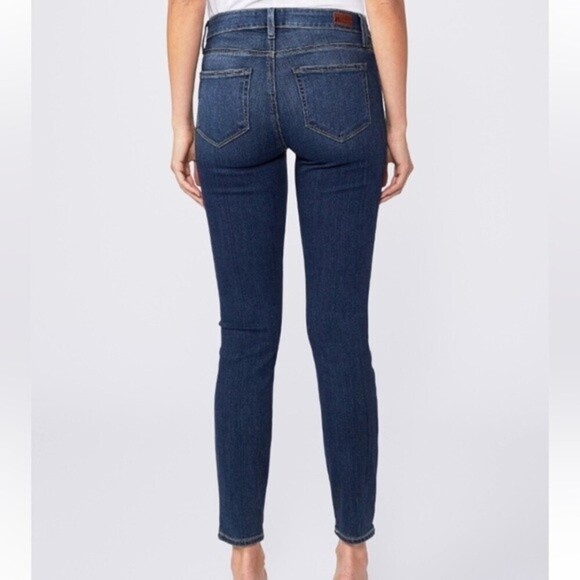 PAIGE Skinny Jeans in Deep Indigo - Picture 4 of 12